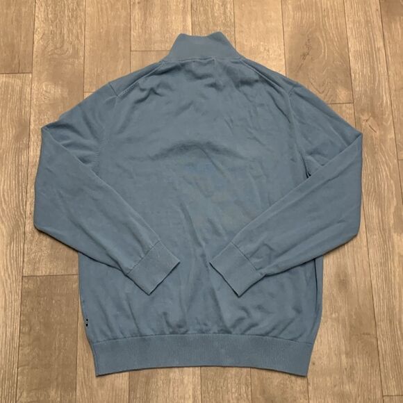 Mens Nautica Quarter Zip Pullover‎ Sweater - Picture 2 of 8